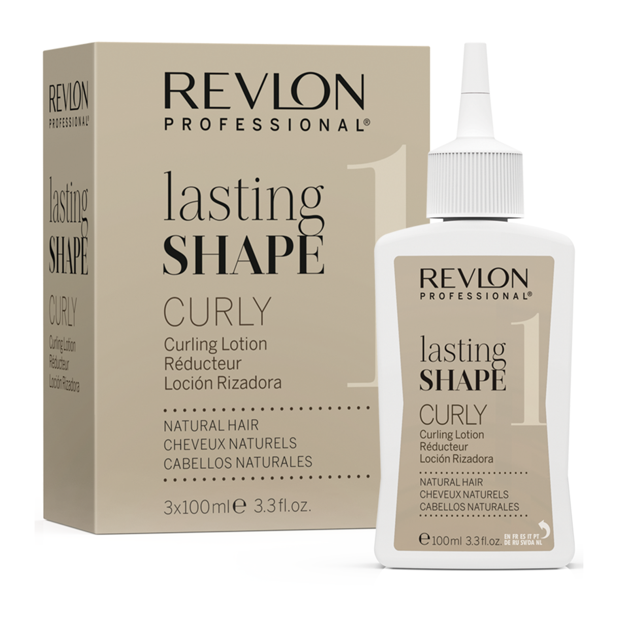 Revlon Lasting Shape Curly Natural Hair 3 x 100 ml Numero 1