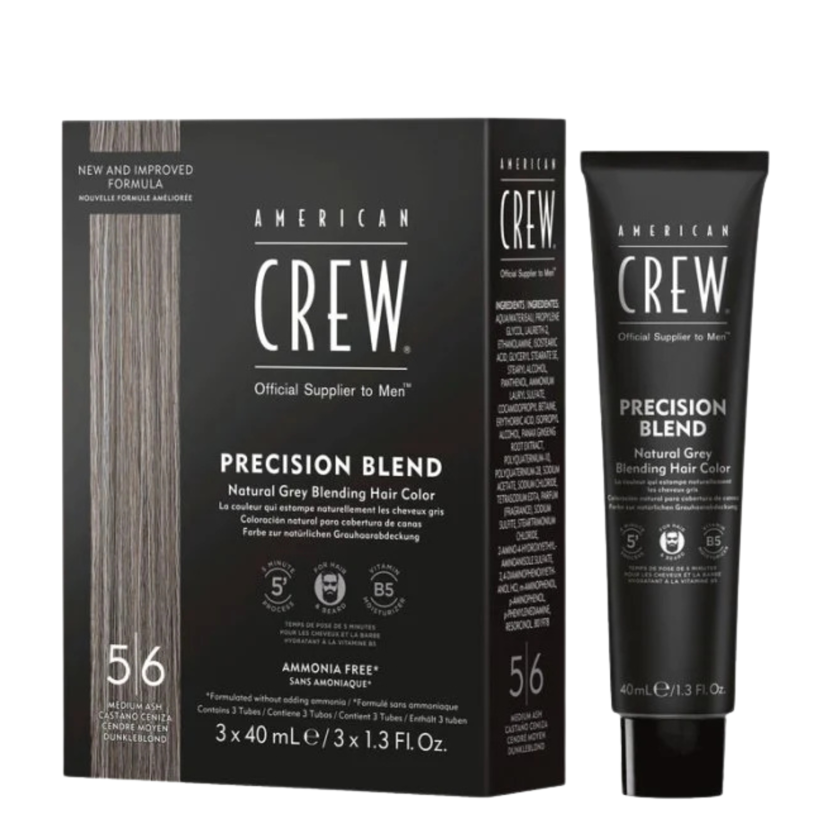American Crew Precision Blend Medium Ash (5-6)