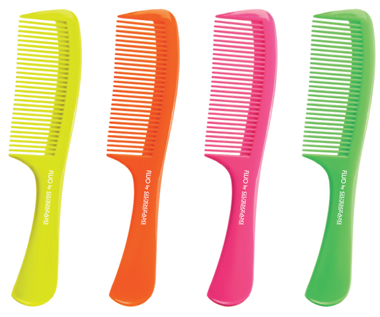 Guenzani Pettine Manico Fluo
