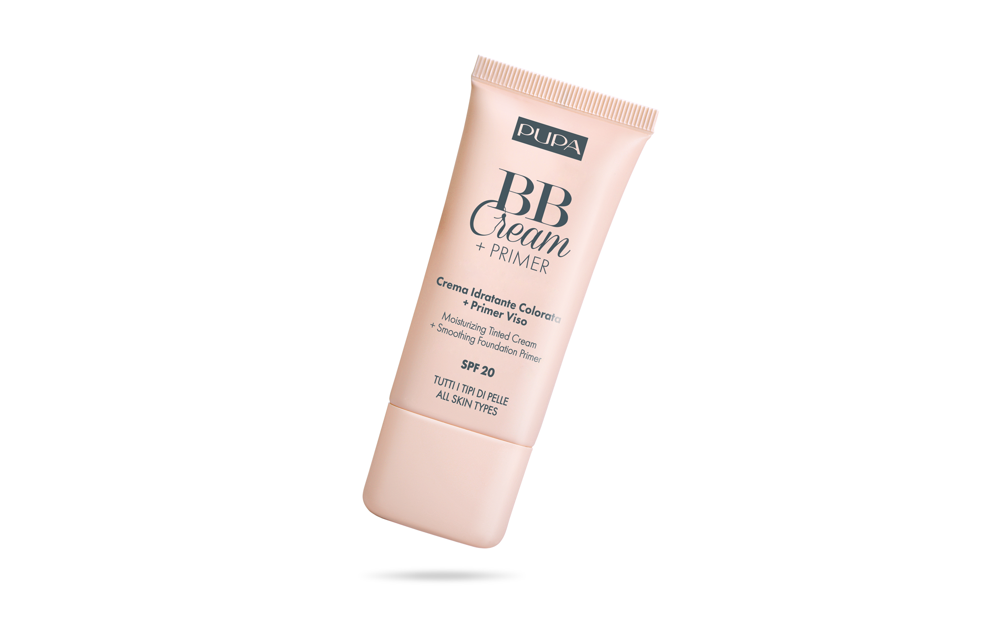 Pupa BB Cream + Primer Viso per Tutti i Tipi di Pelle 002 Natural 30 ml