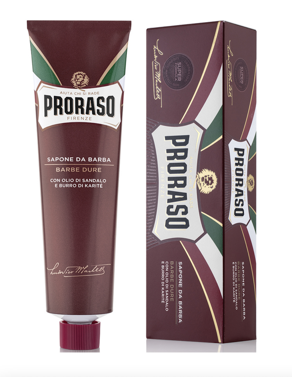 Proraso sapone Barba Tubo Barbe Dure 150 ml