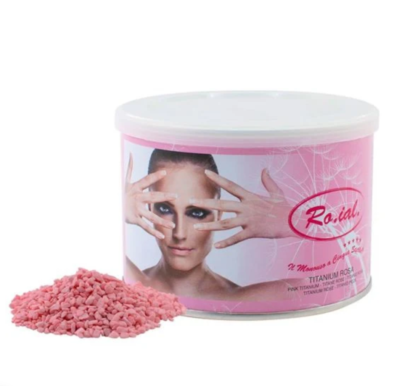 Roial Cera Depilatoria Liposolubile Titanio Rosa 400 ml