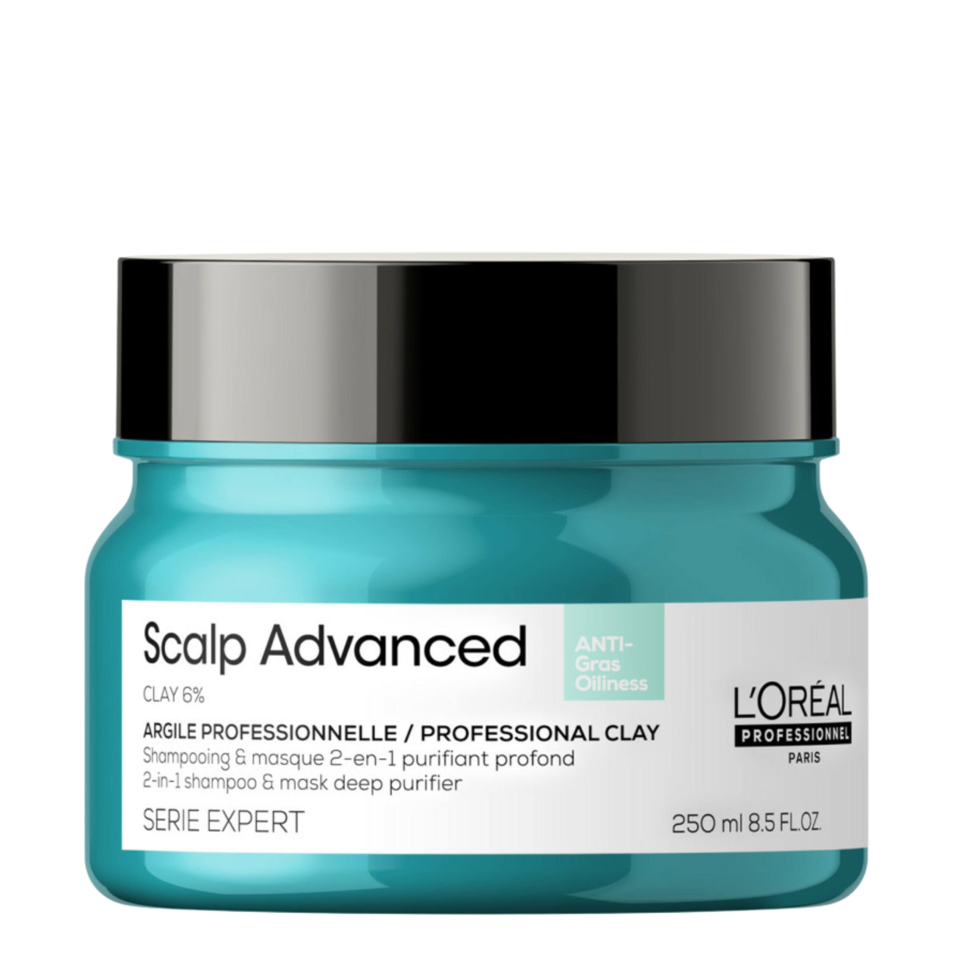 L'Oreal Professionnel Expert Scalp Advanced Shampoo + Maschera 2-IN-1 Purificante 250ML