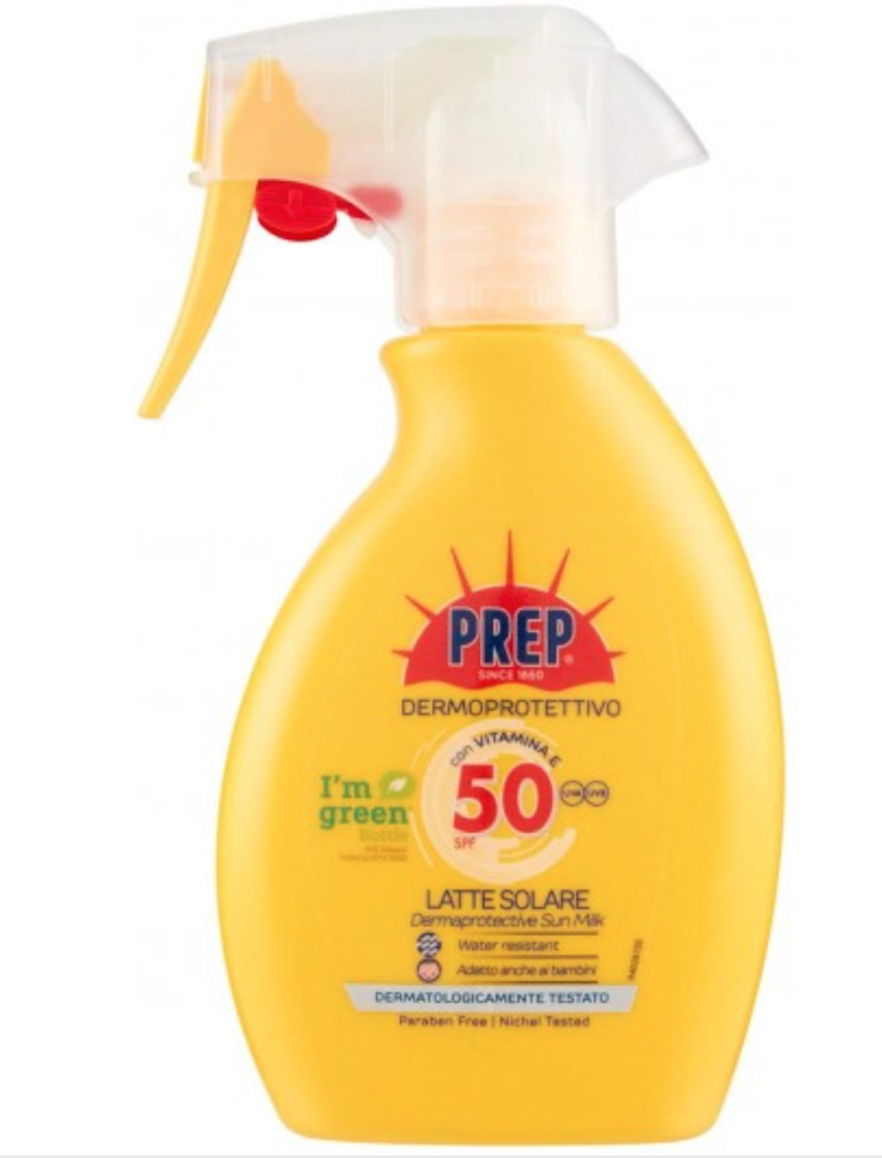 Prep Sun Latte Solare Spray SPF50 Protezione Alta 225 ml