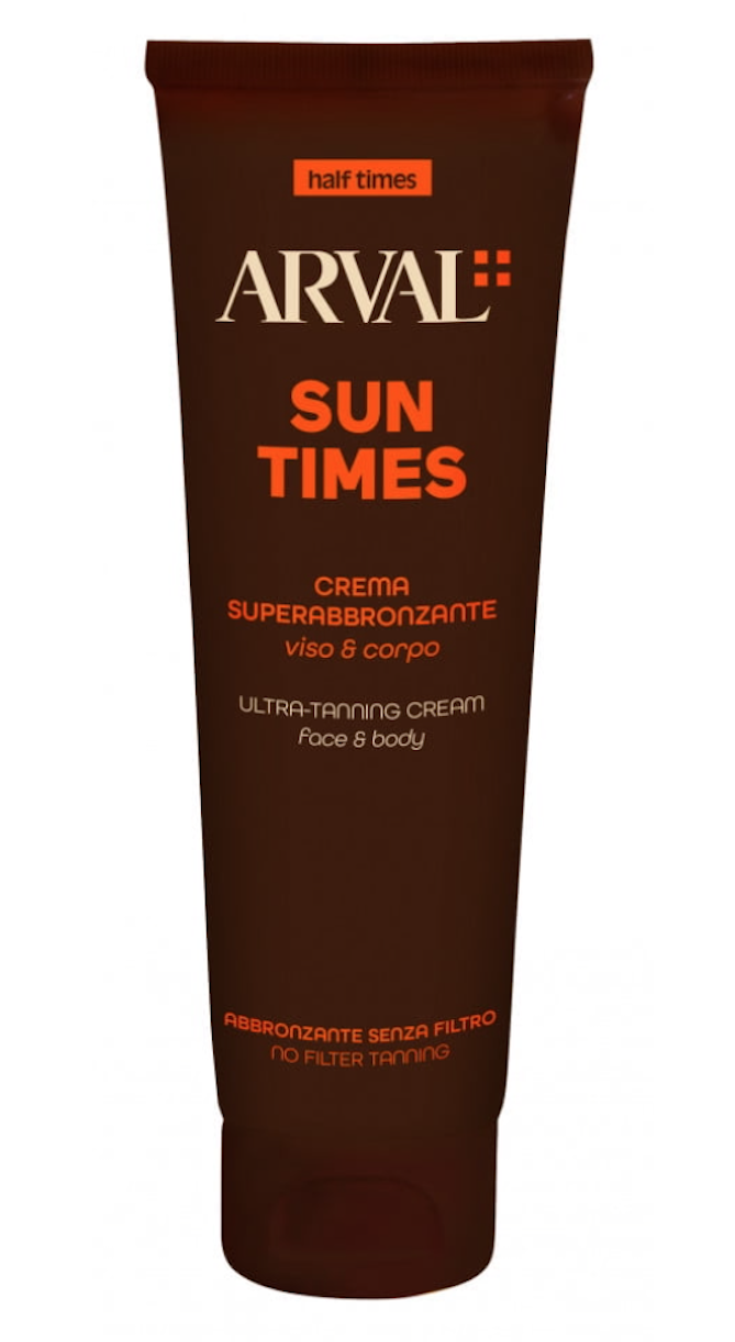 Arval Half Times Sun Times Crema Superabbronzante Viso Corpo 150 ml