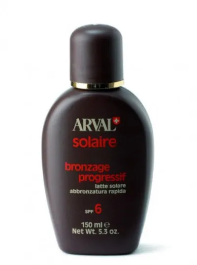 Arval Solaire Bronzage Progressif SPF6 Latte Solare 150 ml