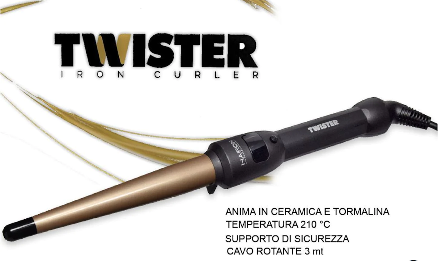 Hair On Twister Ferro Conico 25-15 mm