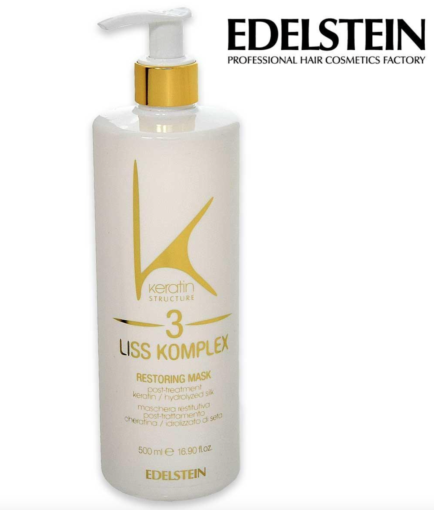 Edelstein Keratin Liss Komplex Maschera Restitutiva 500 ml