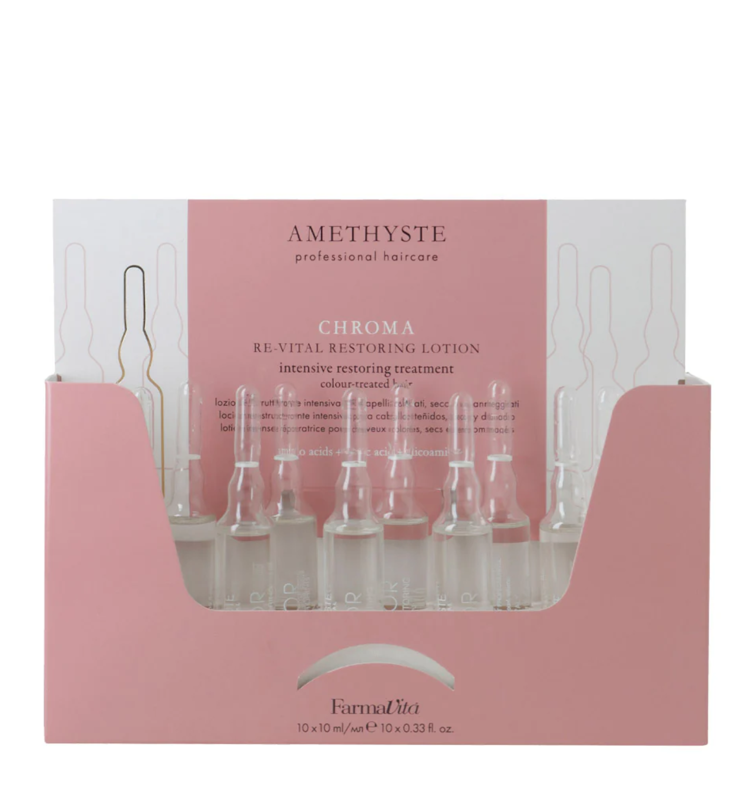 Farmavita Amethyste Chroma Re-Vital Restoring Lotion 10x10ML